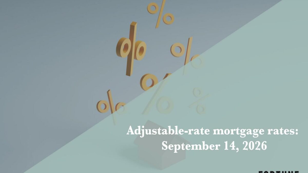 Current ARM mortgage rates report for Sept. 14, 2026