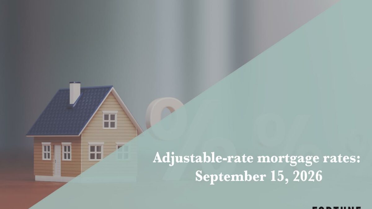 Current ARM mortgage rates report for Sept. 15, 2026