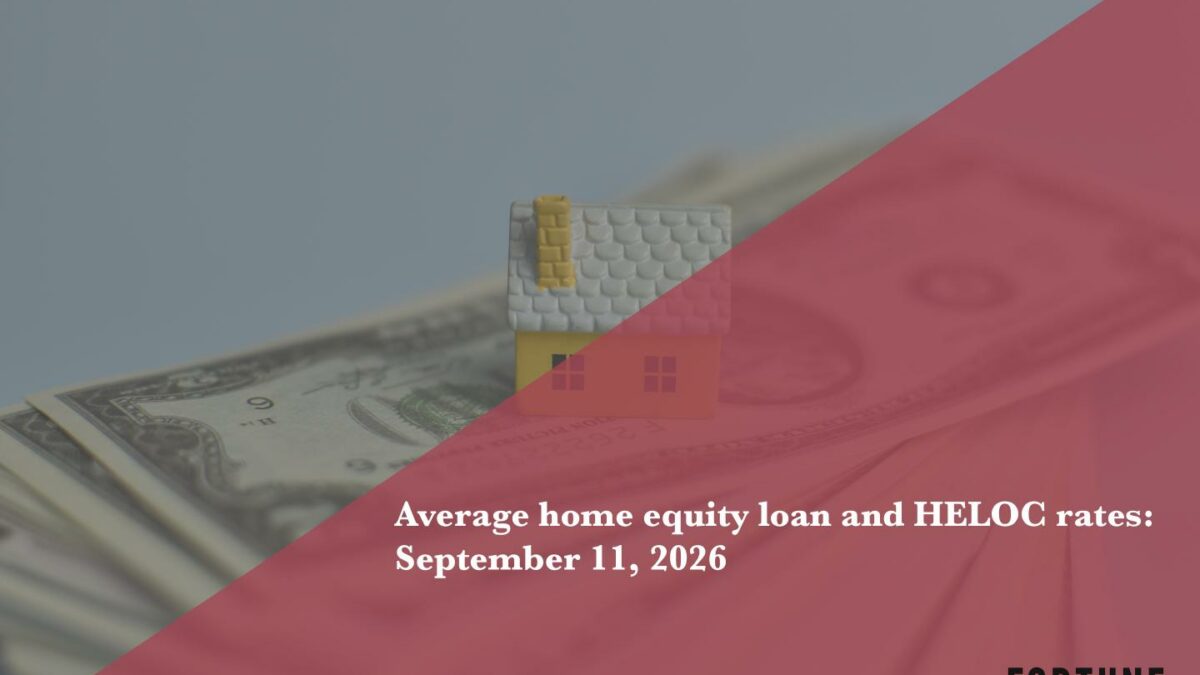 Home equity loan and HELOC rates, Sept. 11, 2026