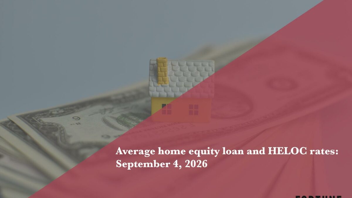 Home equity loan and HELOC rates, September 4, 2026