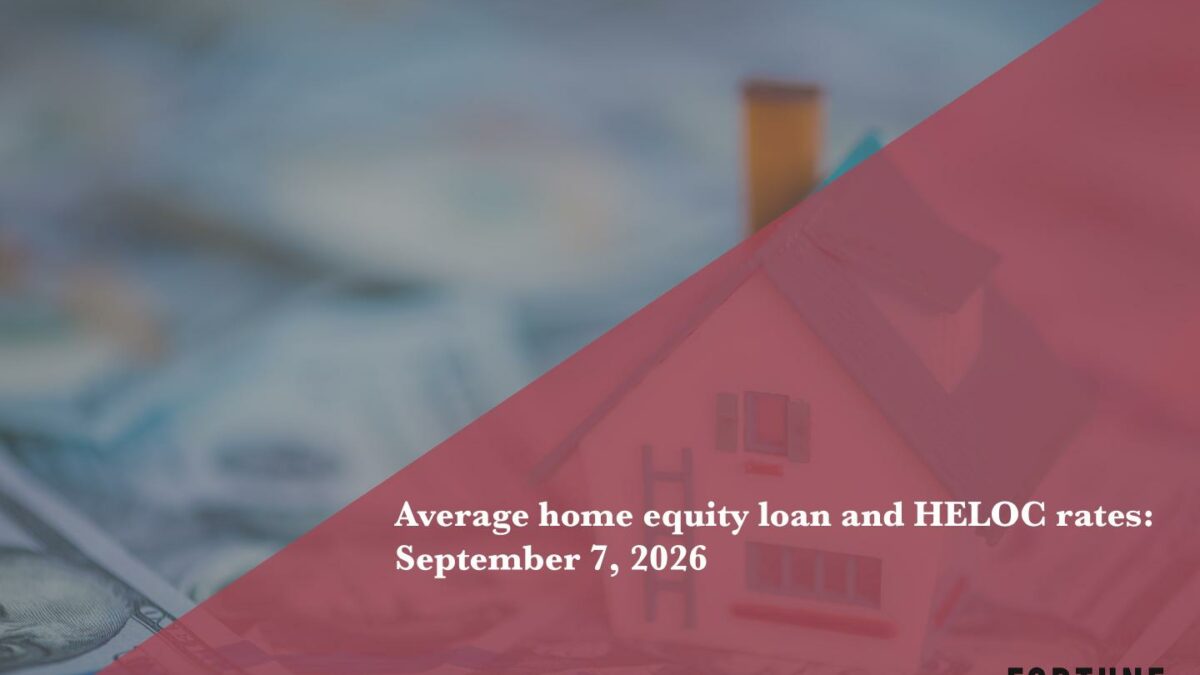 Home equity loan and HELOC rates, September 7, 2026