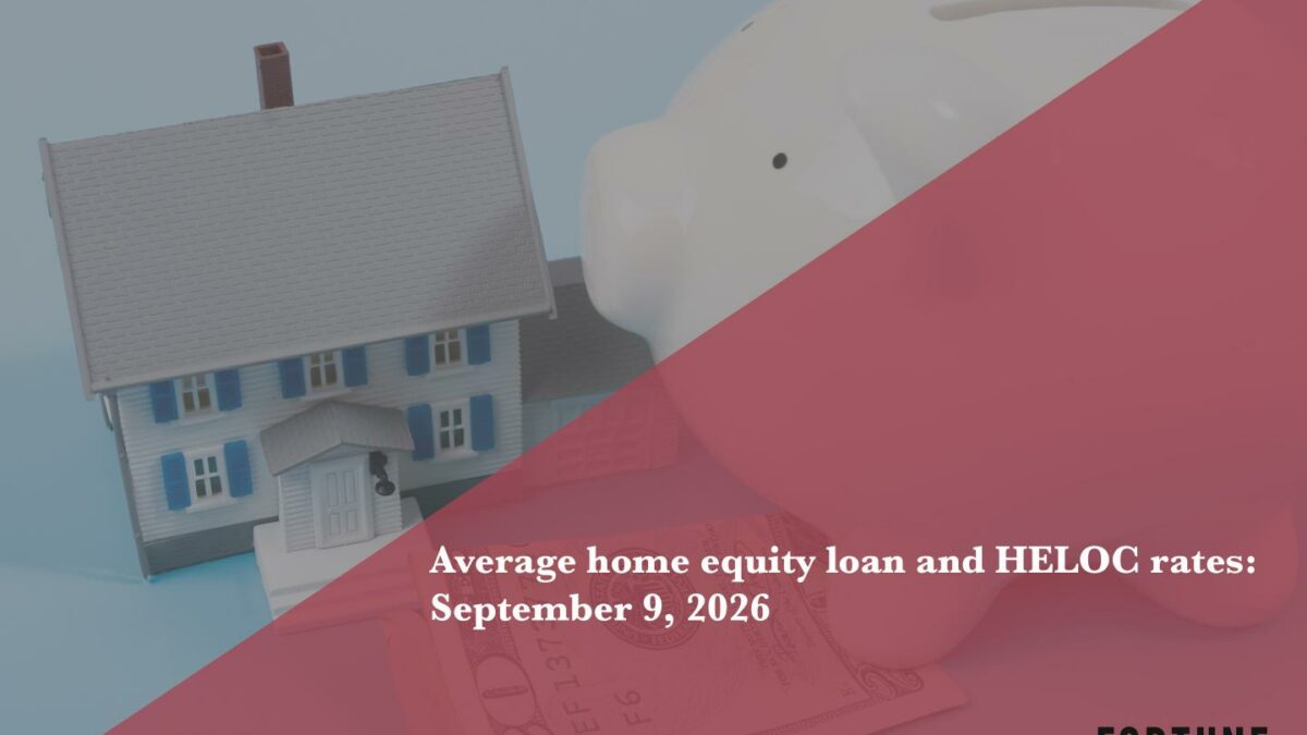 Home equity loan and HELOC rates, Sept. 9, 2026
