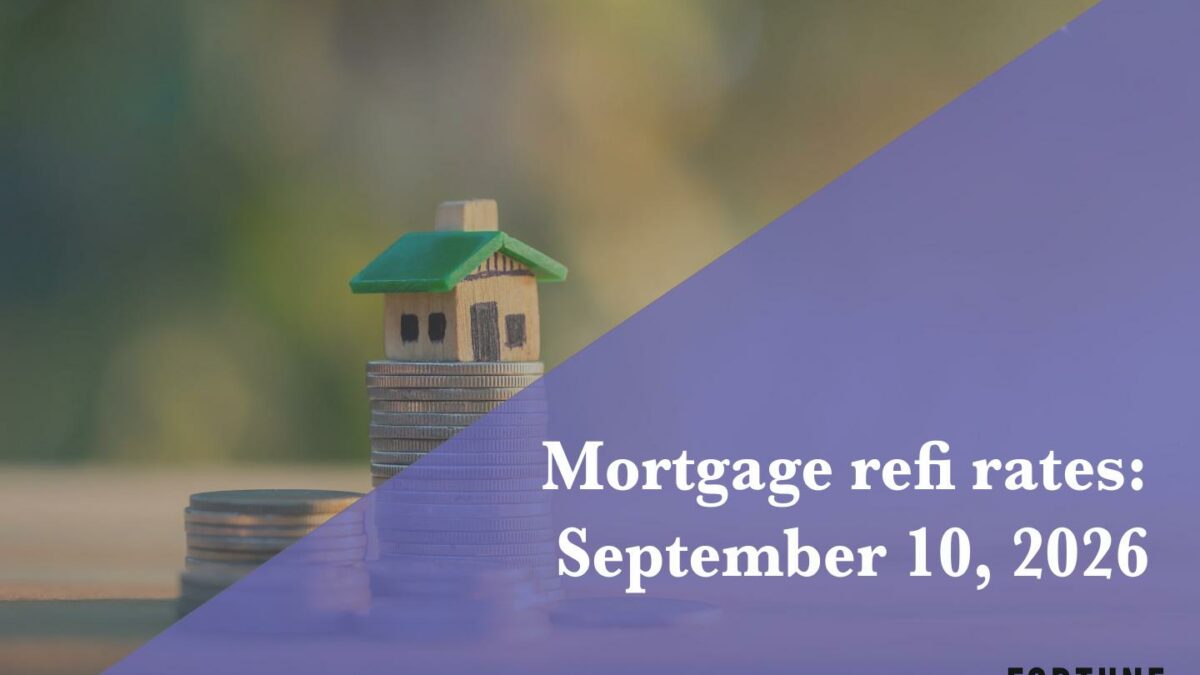 Current refi mortgage rates report for Sept. 10, 2026