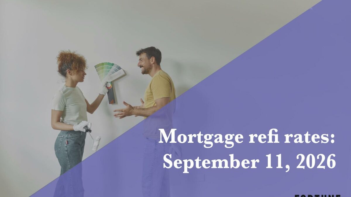 Current refi mortgage rates report for Sept. 11, 2026