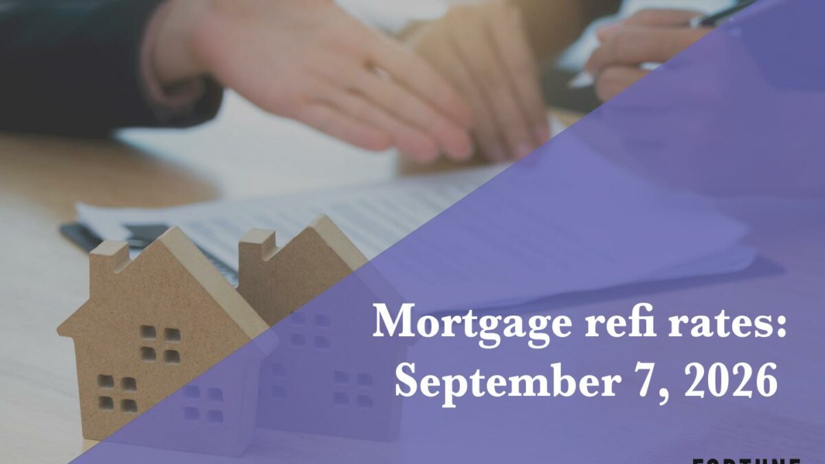 Current refi mortgage rates report for Sept. 7, 2026