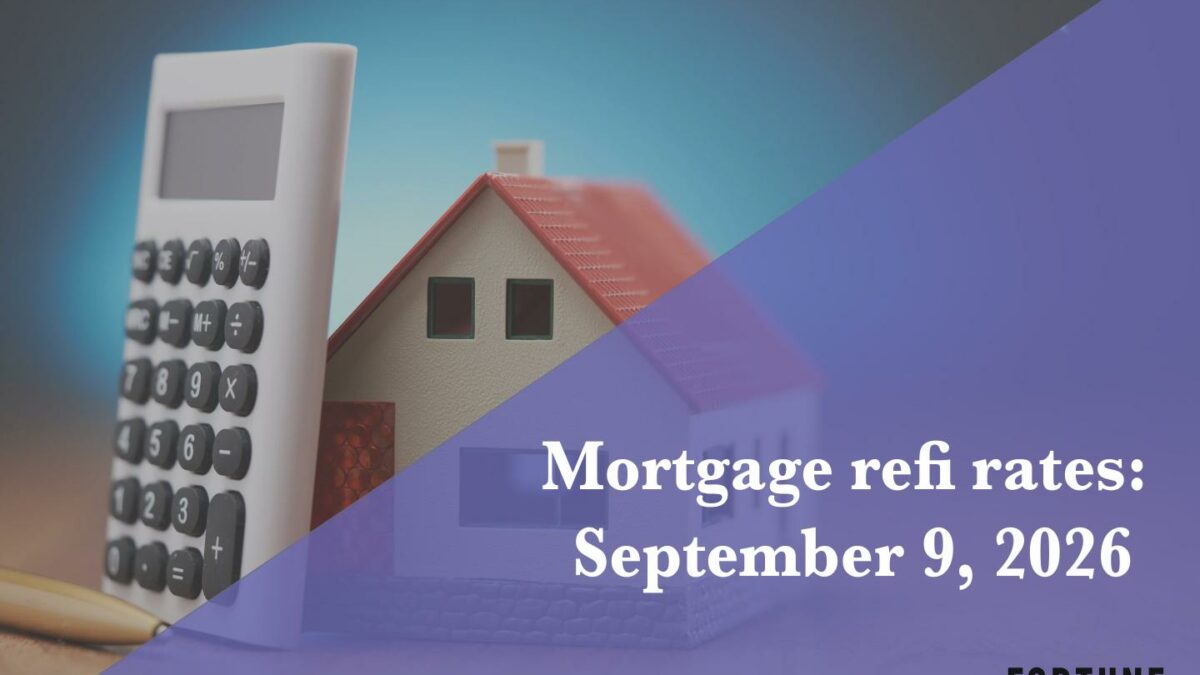 Current refi mortgage rates report for Sept. 9, 2026